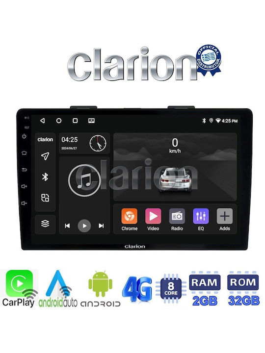 Clarion Автомобилна Аудио Система (Блутут/USB/WiFi/GPS/Apple-Carplay/Android-Auto) с Тъчскрийн 9"