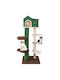 Costway Scratching Post Cat Trees Green Height 153cm