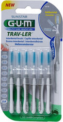 GUM Trav-ler Periuțe Interdentare 2mm Gri 6buc