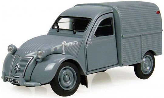 Welly Αυτοκινητάκι Citroen 2CV Fourconette - Μπλε Pull Back