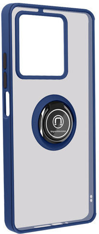 Avizar Ring Case Redmi Note 13 5g Magnetic Compatible Stand Function Dark Blue
