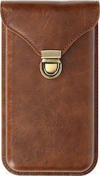 Avizar Belt Case Vertical Smartphones Up To 6.7 Inches Dark Brown