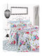 Makis Tselios Home Σετ Πάπλωμα Υπέρδιπλο 220x240εκ. Πολύχρωμο 3τμχ