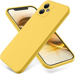 Yellow Silicone Back Cover for Moto G14