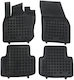 Rezaw Plast Set of Front and Rear Mats 4pcs Tray Type for Volkswagen Tiguan 2023+ Black
