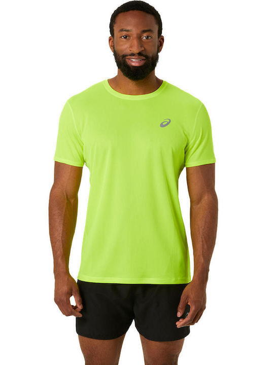 ASICS Men's Short Sleeve T-shirt Yellow