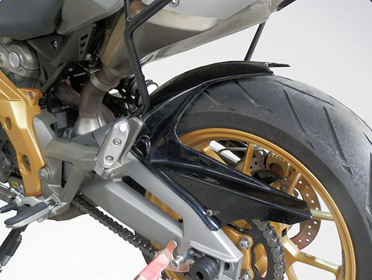 C-Racer Zurück Hinterradkotflügel Motorrad für Aprilia Zittern Schwarz 1Stück