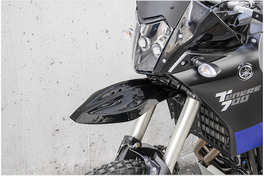 C-Racer Φτερό Μπροστινού Τροχού Μοτοσυκλέτας για Yamaha Tenere 700 Μαύρο