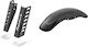 C-Racer Front Motorcycle Front Wheel Fender for Honda Monkey Black 1pcs