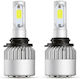 Lampen Auto HB4-9006 Canbus LED 6000K Kaltes Weiß 12-24V 72W 2Stück