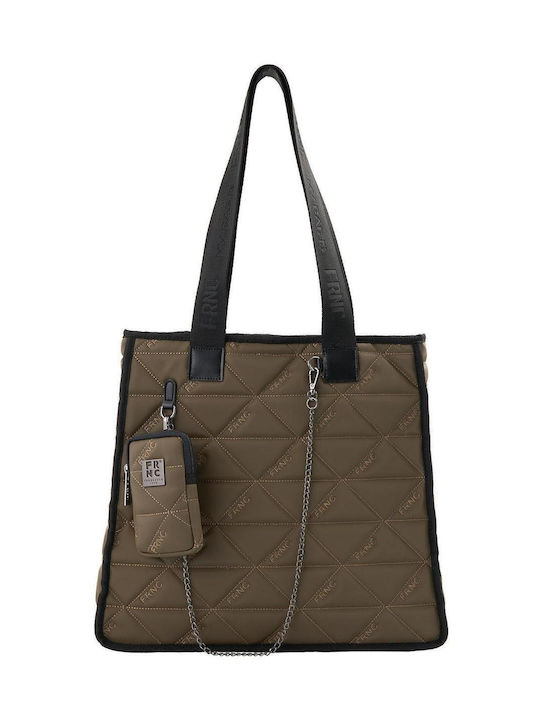 FRNC Damen Tasche Schulter Khaki