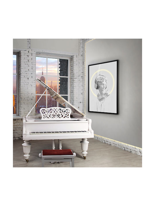 Busto Painting on Canvas with LED Lighting 80x1...
