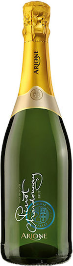 Arione Κρασί Chardonnay Λευκό Ξηρό D' Asti Ημιαφρώδες 750ml
