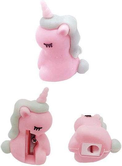Metron Metron Kids Single Plastic Sharpener Unicorn Design Random Color Selection