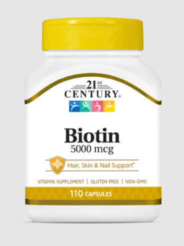 21st Century Биотин 5000mcg Биотин 110 капсули