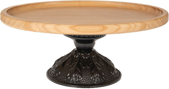 Iliadis Platou Decorativ Oval Lemn Neagră 1buc 33x22x13buc