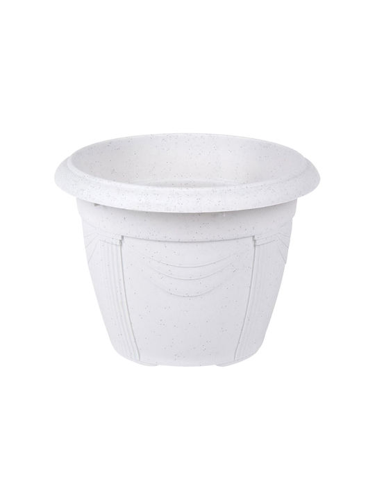 Et Plast Κνωσσός Γλάστρα Πλαστική Λευκή 50x50x3...
