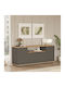 Мебели за съхранение Clack дървен Anthracite/Pine 180x44.5x75см