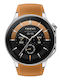 Oppo Oppo Watch X Stainless Steel 47mm Waterproof with Heart Rate Monitor Mars Brown M/L