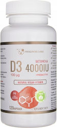 Progress Labs Inulin Capsulă Vegetală L-leucină Vitamina D Capsule 120 Buc