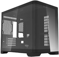 Darkflash Aigo ARC1 Mini Tower Computer Case with Window Panel Black