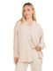 Ellen Women's Long Sleeve Shirt Beige