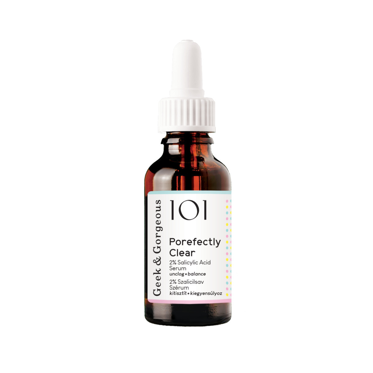 Geek & Gorgeous Porefectly Clear Serum 30 Ml Ορός 2% Σαλικυλικό Οξύ Σαρκοσίνη