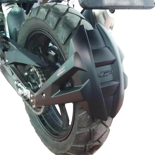 GP Kompozit Back Motorcycle Rear Wheel Fender Black 1pcs