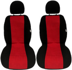 Auto Gs Car Seat Cushion Set 2pcs Towel Super Fresh Red / Black