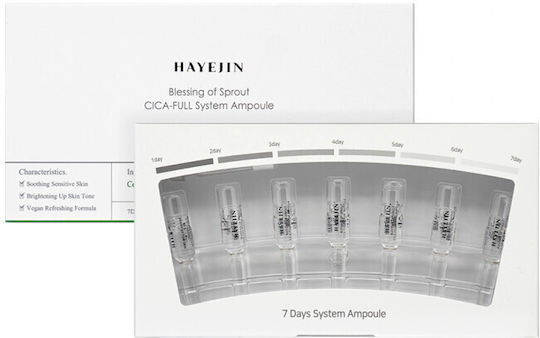 Hayejin Blessing Sprout Cica-full System Ampoule 2mlx7 Αμπούλες Περιποίησης Δέρματος