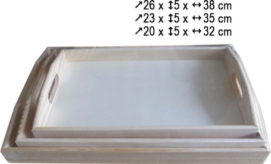 AGC Ξύλινος Δίσκος Σερβιρίσματος