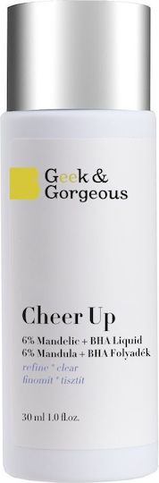 Geek & Gorgeous Cheer Up 30 ml Tonic Facial Acid 6% Acid Mandelic + BHA