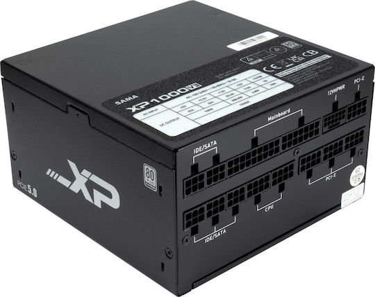 Inter-Tech Sama XPH-1000A 1000W Μαύρο Τροφοδοτικό Υπολογιστή Full Modular 80 Plus Platinum