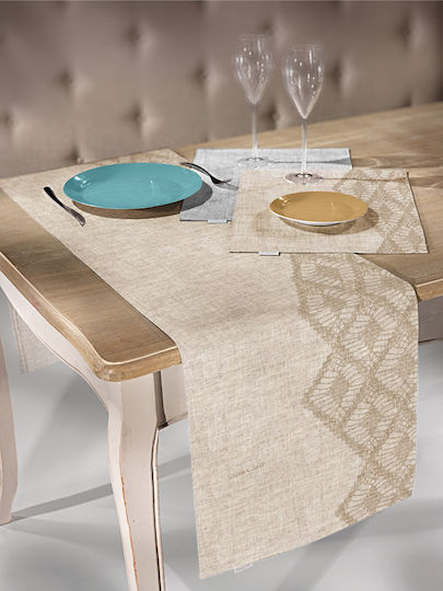 Saint Clair Plastic Placemats Beige 45x33cm 4pcs