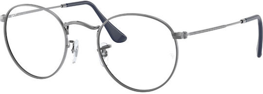Ray Ban Männlich Metallisch Brillenrahmen Schwarz RX3447V 2502