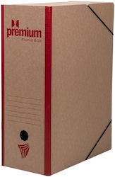 Premium Aktenbox 36x12x26cm Rot 1Stück
