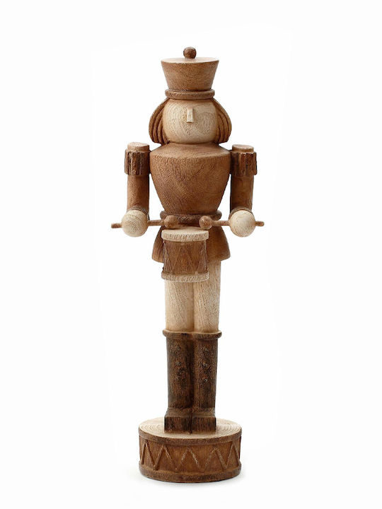 InTheBox Weihnachts-Nussknacker Braun aus Polyresin Höhe 13cm.