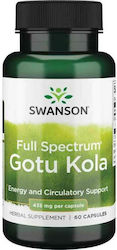 Swanson Gotu Kola 435mg 60 caps