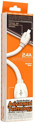 Moxom Regular USB 2.0 spre micro USB Cablu Alb ...