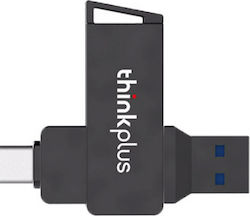 Lenovo Thinkplus 32GB USB 2.0 Stick mit Verbindung USB-A & USB-C Gray