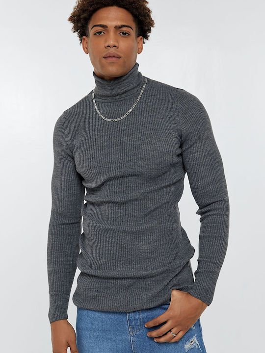 Long Sleeve Sweater Charcoal