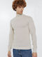 Langarm-Pullover Beige
