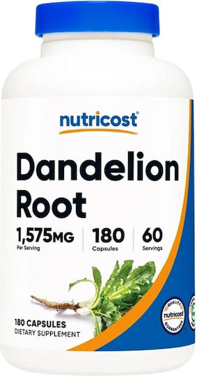 Nutricost Löwenzahnwurzel 525 mg 180 Kapseln