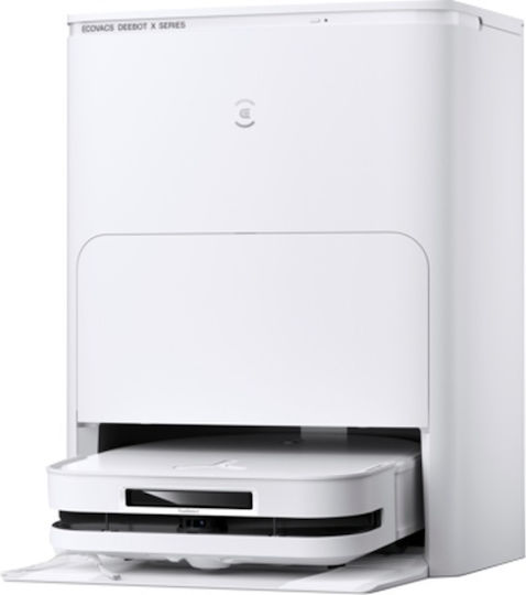 Ecovacs Deebot X5 Omni Σκούπα Ρομπότ με Χαρτογράφηση Laser & Απορρόφηση 12800Pa Λευκή