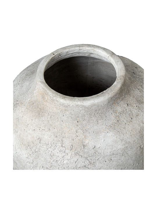 Vază Alexandra House Living Ceramică Albă 21 X 43 Cm