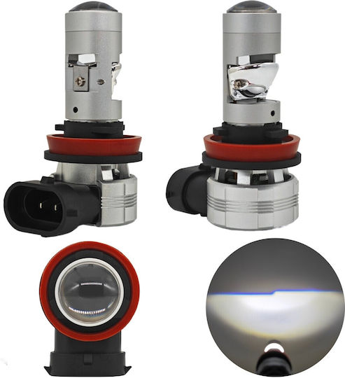 Car Lamps H11 Canbus LED 5000K Cold White 12-24V 2 Pieces