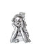 Decorative Figure Alexandra House Living Silver Plastic Girl 18 X 18 X 26 Cm