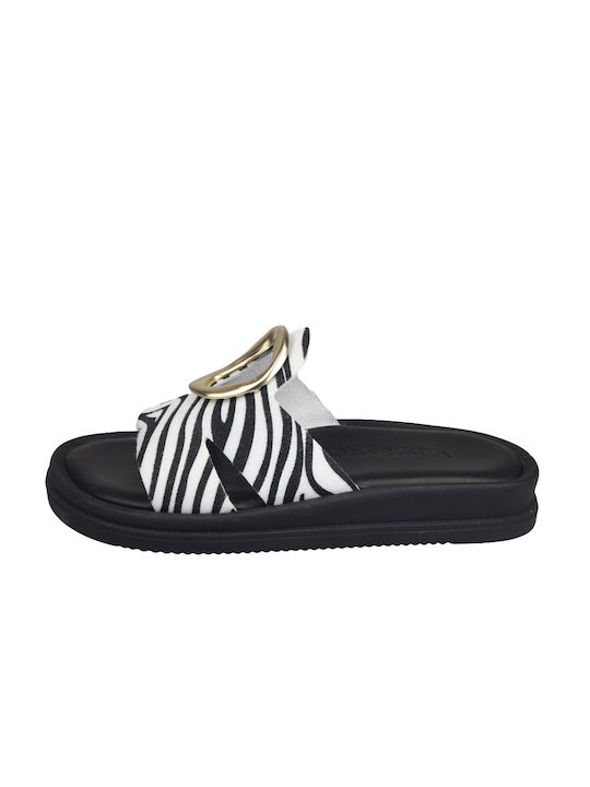 Verraros Sandale dama White Zebra