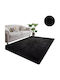 Rug Rectangular Black