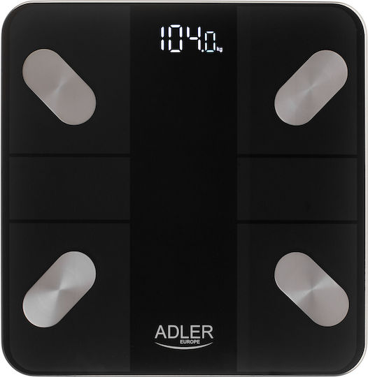 Adler Ψηφιακή Ζυγαριά 180kg Μαύρη AD 8186